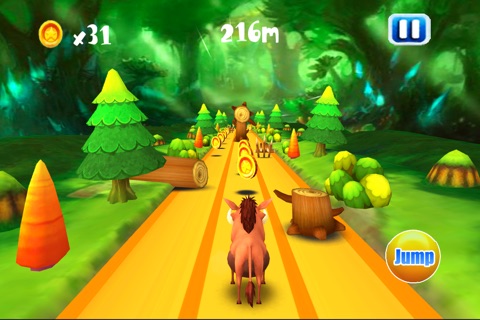 Mega Run and Jump -  Pig Survival Bear Forest screenshot 4