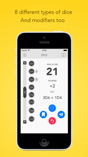 Dice - Your app for RPGs, wargames and b
