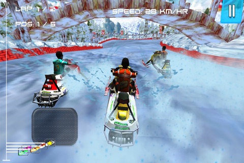 Snow Mobile Rally ( 3D Racing Games ) screenshot 2