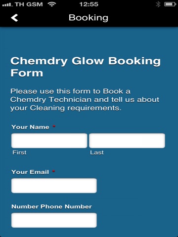 Screenshot of Chemdry Glow