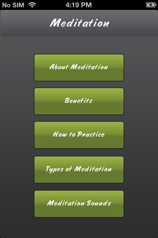 iMeditation App screenshot 2