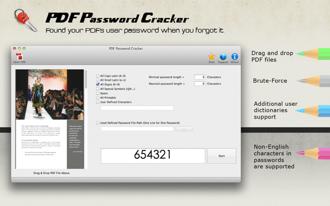 PDF Password Cracker