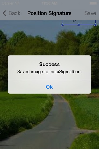 PhotoSign -- Easiest way to impose writing on images screenshot 4