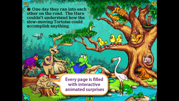 Tortoise and the Hare – Wanderful interactive storybook in UK English and French screenshot-3