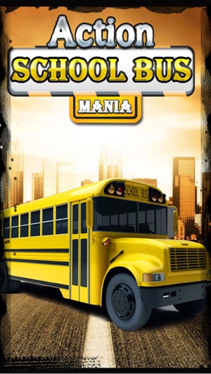 Action School Bus Mania Race - Road Mons