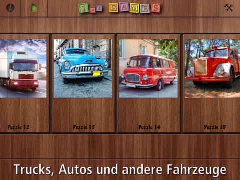 1st GAMES - Trucks, cars and other vehicles HD puzzle for kids screenshot 3