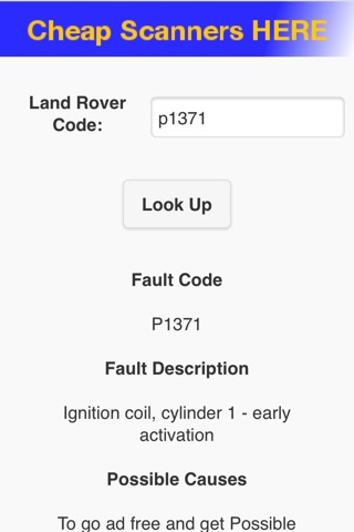 OBD/Manufactures Trouble Codes(Fault Codes) Lite screenshot 3