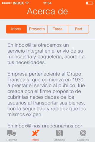 Inbox Móvil screenshot 2