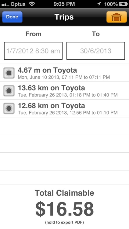 KM Tracker