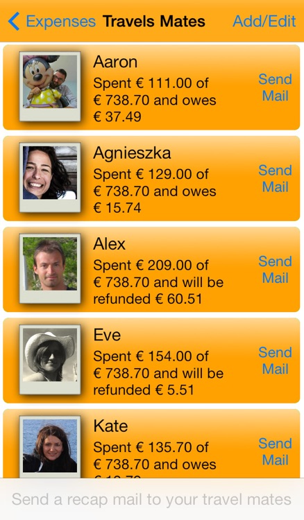 Share Travel Expense Free screenshot-3