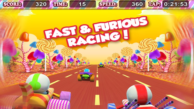 Candy Kart Racing 3D Lite - Speed Past the Opposition Edition!