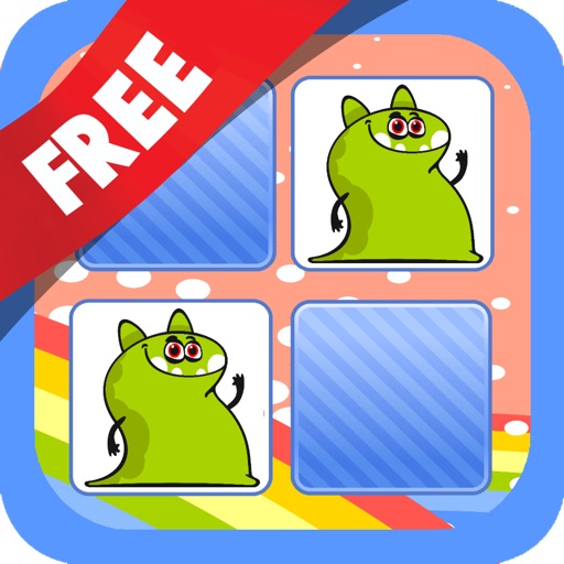 Free Matching Game Monsters Cartoon iOS App