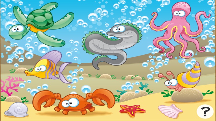 Ocean animals game for children