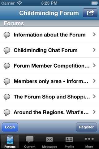 Childminding Forum screenshot 2