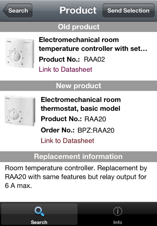 Old2New replacement guide HVAC products