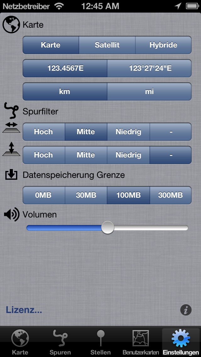 NaturaGPS screenshot1