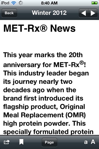 MET-Rx Magazine screenshot 4