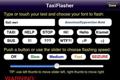 TaxiFlasher screenshot 3