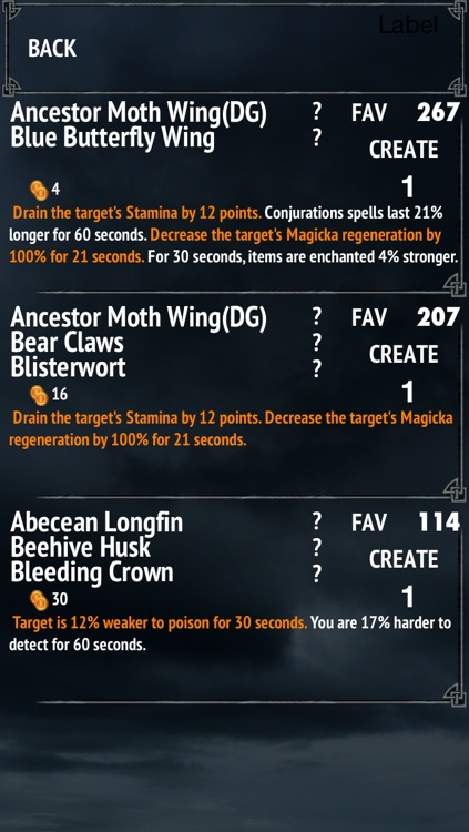 Alchemy Calculator Skyrim screenshot-4
