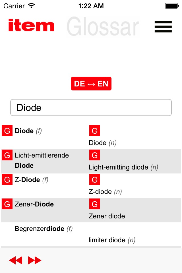 Das Glossar Wörterbuch Maschinenbau screenshot 3