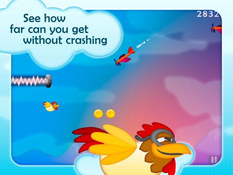 Chicken Dynamo HD FREE - Tilt and Fly screenshot 2