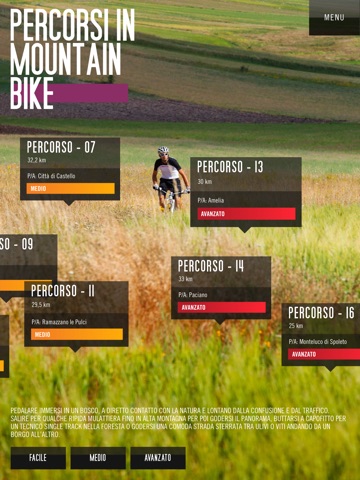 Bike in Umbria HD - UmbriaApp screenshot 2