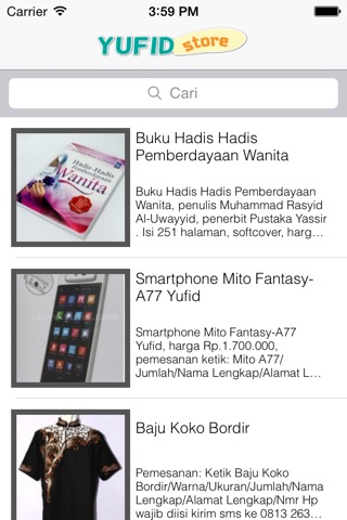 Yufid Store screenshot 2