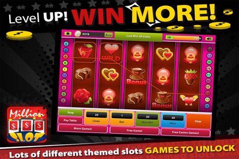 Million Dollar Slots Free: Become The Luckiest High Roller VIP screenshot 2