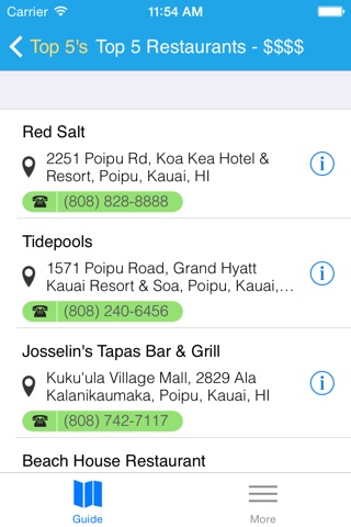 Top5 Kauai - Free Travel Guide and Map screenshot 4