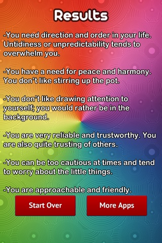 Color Personality Quiz (FREE) screenshot 3