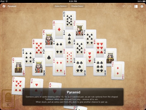 Mondo Top 5 Solitaire for iPad screenshot 3