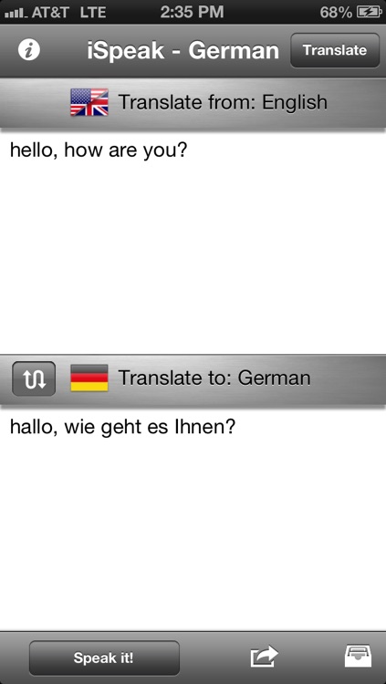 iSpeak German