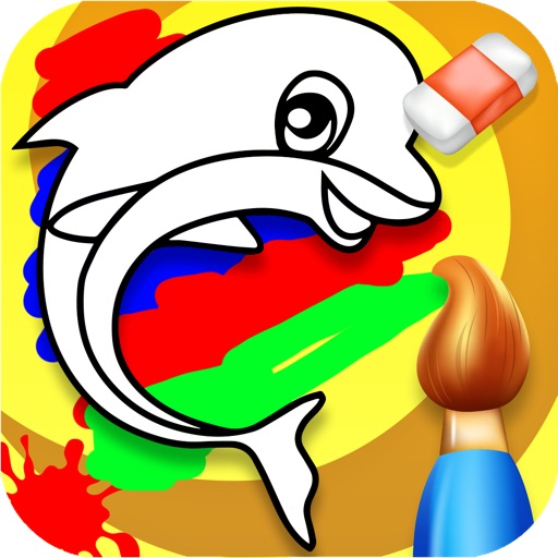 Kids Coloring Book - Draw, Paint, Color! icon