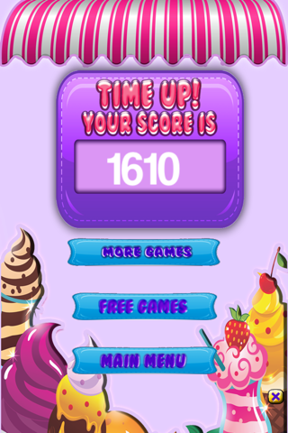 Ice Cream Match Mania Free Puzzle Game! screenshot 4