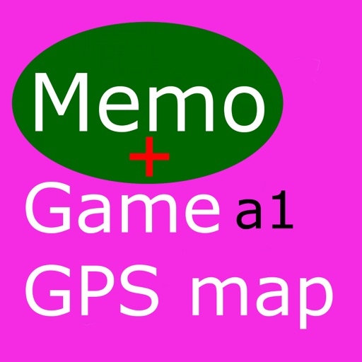 Memo game a1 and GPS map (padh07) Icon