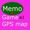 Memo game a1 and GPS map (padh07)