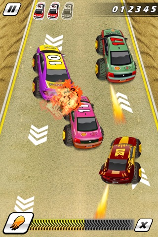 Monster Truck Smash Warrior Free Car Racing Games screenshot 2