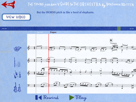 Young Person's Guide to the Orchestra by Benjamin Britten screenshot 4