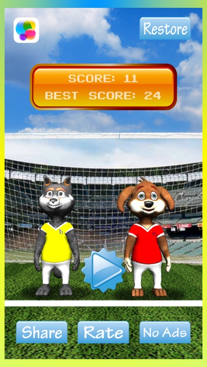 Cool 3D Soccer Dogs - New Superstar Head Football Jugglers Game screenshot-3