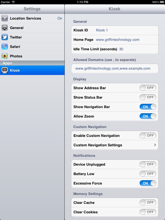 Griffin Kiosk screenshot-4