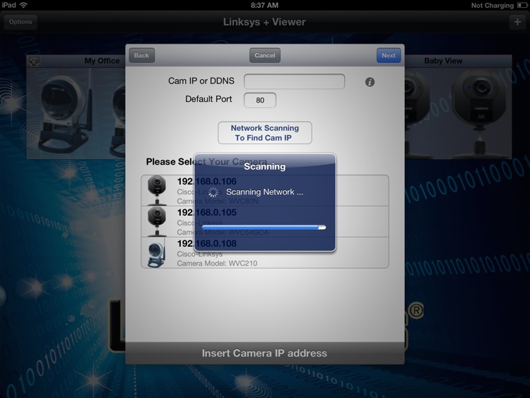 Linksys+ Viewer for iPad