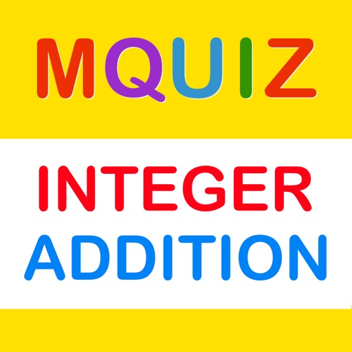 MQuiz Integer Addition - Adding Positive and Negative Integers - Math Quiz iOS App
