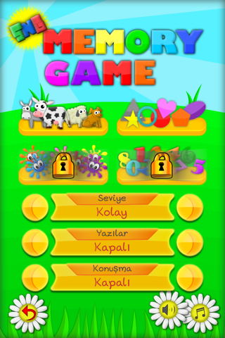 Memo Game (Kids Learn English) screenshot 2