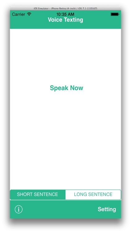 Voice Texting