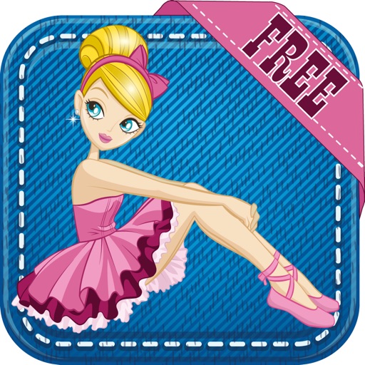 Cute Ballerina Dress Up Game Icon