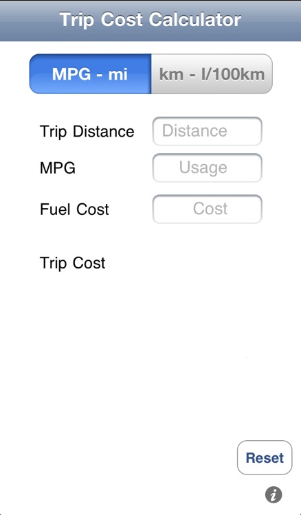 Trip Cost Calculator