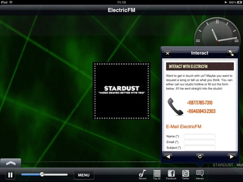 ElectricFM iPad Edition screenshot 4