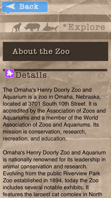 Zoo Explorer - Henry Doorly Omaha