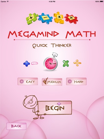 Mind Math : Fun Education Learn Study grade School for Kids basic simple child calculate addition subtraction multiplication devision mini game by smart calculator screenshot 3