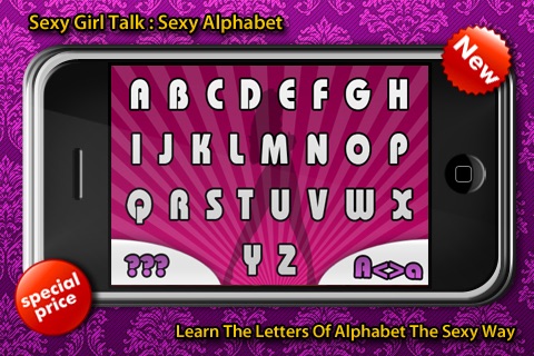Sexy Girl Talk - Sexy Alphabet Deluxe screenshot 2